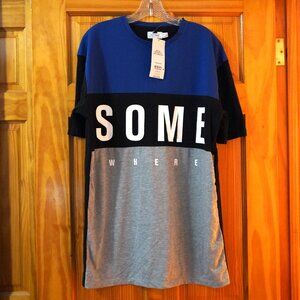 Topman Short Sleeve T-Shirt Long